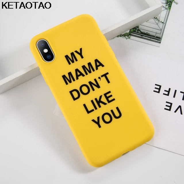 KETAOTAO Модный чехол для телефона с граффити цвета конфеты чистый буквы s для iPhone 6 7 8 Plus X XS XR 11 Pro Чехол Мягкий ТПУ резиновый силиконовый - Цвет: Серый