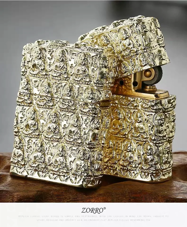 Бренд Zorro из чистой меди двусторонняя ветрозащитная керосиновая легкая Броня