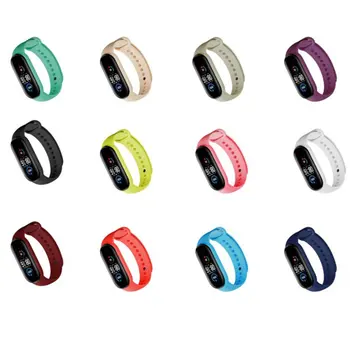 

Silicone Wrist Strap For Xiaomi Mi Band 5 Wrist Strap Replacement soft Strap for mi bend5 Bracelet for Xiaomi miband 5 Wristband