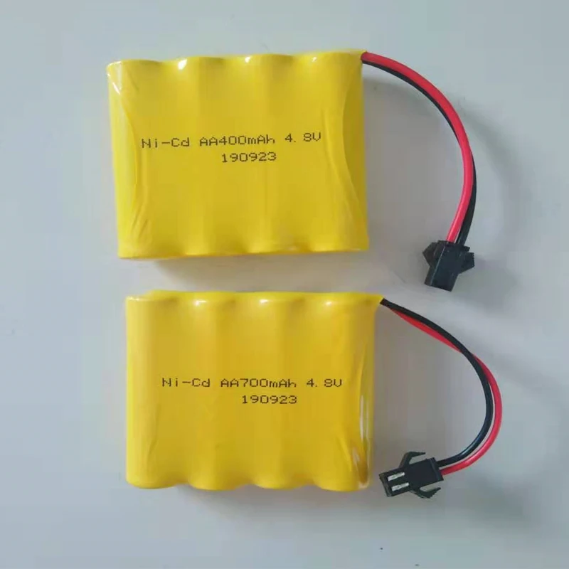 4,8 V 400mAh AA NI-CD аккумуляторная батарея и зарядное устройство с разъем SM