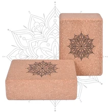 Пробковые блоки для йоги из пеноматериала кирпич черный растягивание помощь тренажерный зал Пилатес для занятий фитнесом, для спорта Пилатес тренировки баланс тела поддержка