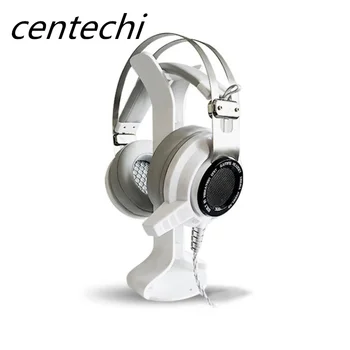

Black white ABS super-hard Headphone Stand Rack stable Headset Earphone Holder Hanger w/Solid Base for Table Desk Display