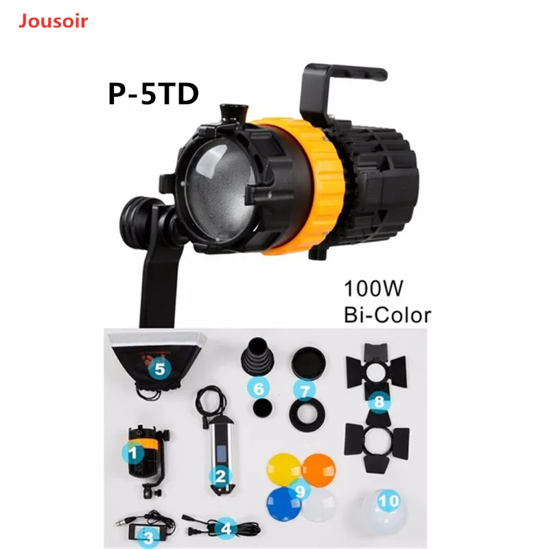 DIGITALFOTO-Falcon-Eyes-Pulsar-5-P-5TD-Mini-Spot-Light-Adjustable-Focus-Length-Fill-Light-100W