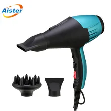 Профессиональный фен для волос, 2000 Вт, 2 в 1, фен для горячего воздуха, щетка, фены для волос, отрицательный лонический фен для волос для парикмахера, шнур 2,6 м