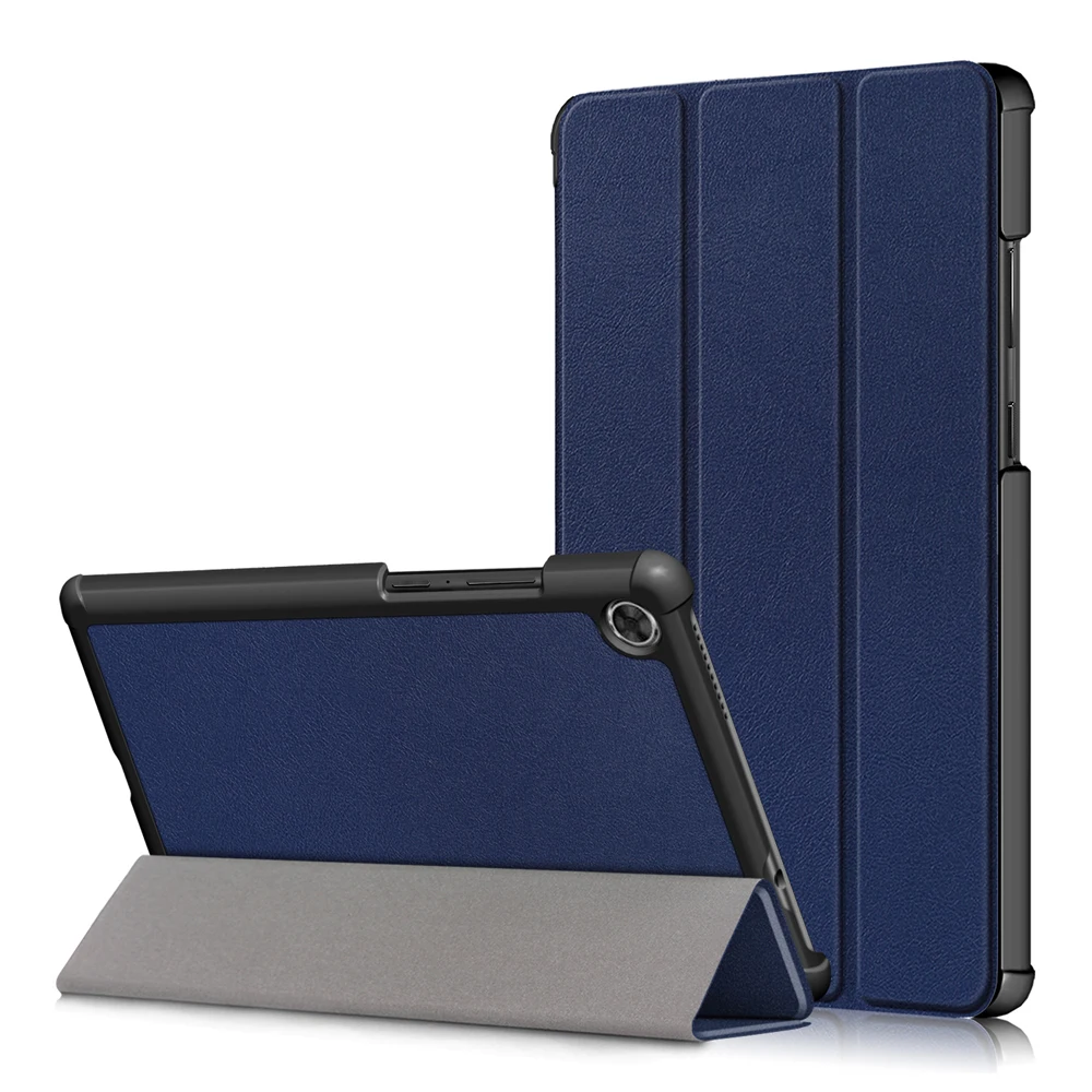 Чехол для планшета lenovo Tab M8 TB-8505F TB-8505X, Регулируемый магнитный складной чехол-подставка для lenovo Tab M8, чехол-крышка - Цвет: Синий