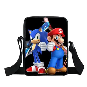 

Cartoon Sonic Mini Messenger Bag Teenage Crossbody Bag Children School Bags Women Handbag Boys Girls Bookbag Kids Travel Bags