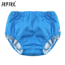 Baby Boys Girls Swim Nappy Diaper Cover Diaper Waterproof Washable Reusable Panties Nappies Swimming Pool Trunks For Boy Girls