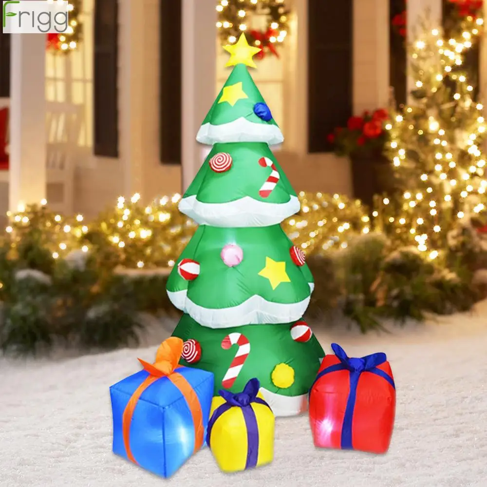 

Christmas Inflatable Tree With Inflator Fan LED Light Merry Christmas Outdoor Decoration Gift Christmas Tree Decor New Year 2020