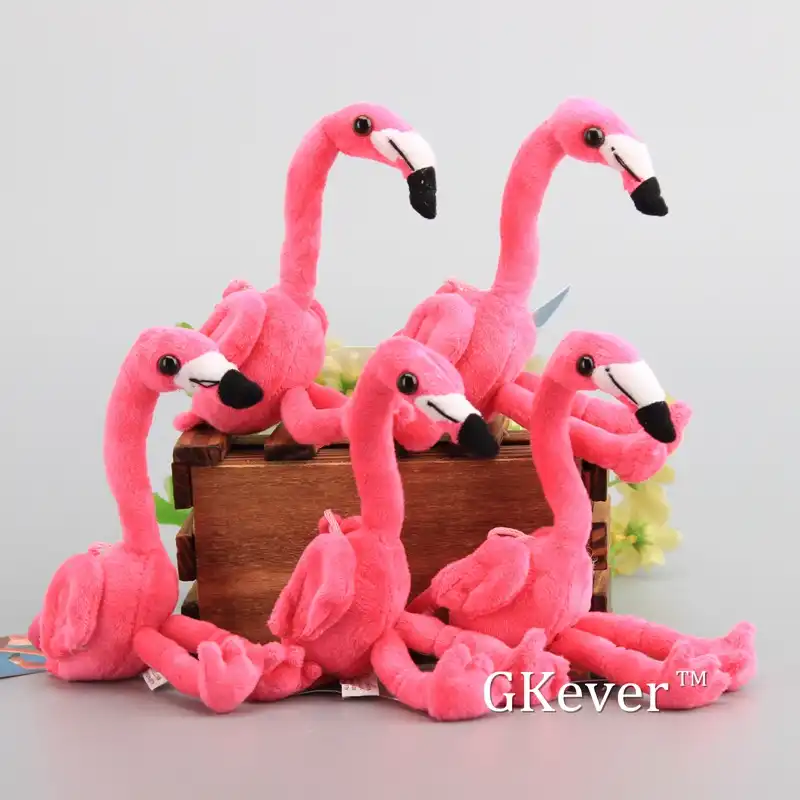 flamingo de peluche