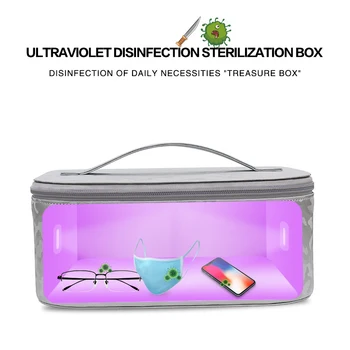

10w uv phone sanitizer Bag and qi wireless charger For Mask Phone Watch Feeding Bottle Towels Disinfection Bag phone sanitizer