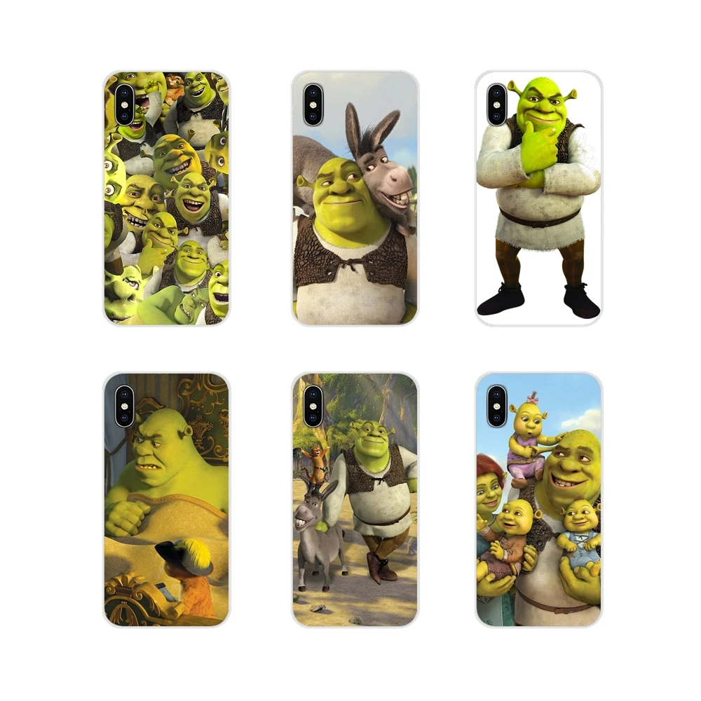 

For Samsung A10 A30 A40 A50 A60 A70 Galaxy S2 Note 2 3 Grand Core Prime Funny Shrek Accessories Phone Cases Covers