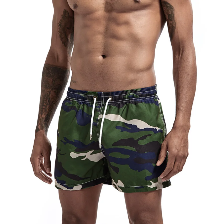 Swimming Shorts For Men Camouflage 