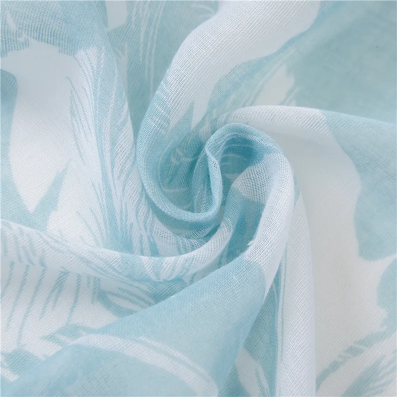 Banana Leaf by Age Scarf Female Spring Summer Korean-style Versatile Long Shawl Ultra Large Dual Purpose Beach Towel