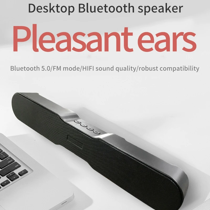 Горячая 3C-Bluetooth 5,0 Саундбар беспроводные колонки для домашнего кинотеатра объемный стерео 1500 мАч 10 Вт для ТВ/ПК/телефона