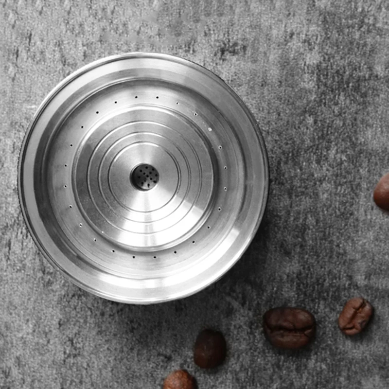 Многоразовая большая чашка из нержавеющей стали (G2) для Nespresso Vertuoline фильтр капсул