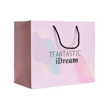 Высокое качество бумажный пакет Прямая с фабрики бумажные хозяйственные сумки для ткани