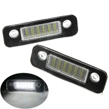 

HiMISS 2pcs 12V 18LEDs License Number Plate Lamps Light for Ford Mondeo MK2