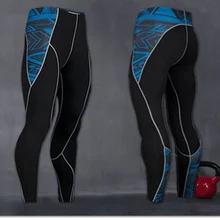 Компрессионные штаны для бега, Мужские штаны для фитнеса, спортивные быстросохнущие штаны для тренировок в тренажерном зале, мужские Леггинсы для йоги