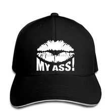 Kiss My Ass забавная Новинка грубая Мужская бейсболка snapback Кепка с пиком