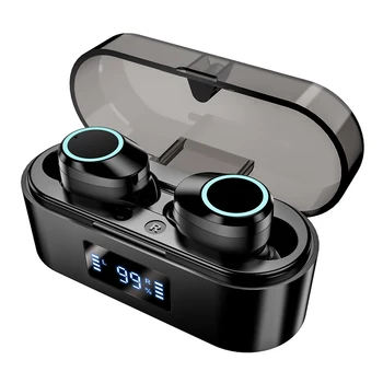 

X15 TWS Earbuds Bluetooth In-ear Headphones w/Digital Display Charging Case LED Digital Power Display 79mm*47mm*32mm