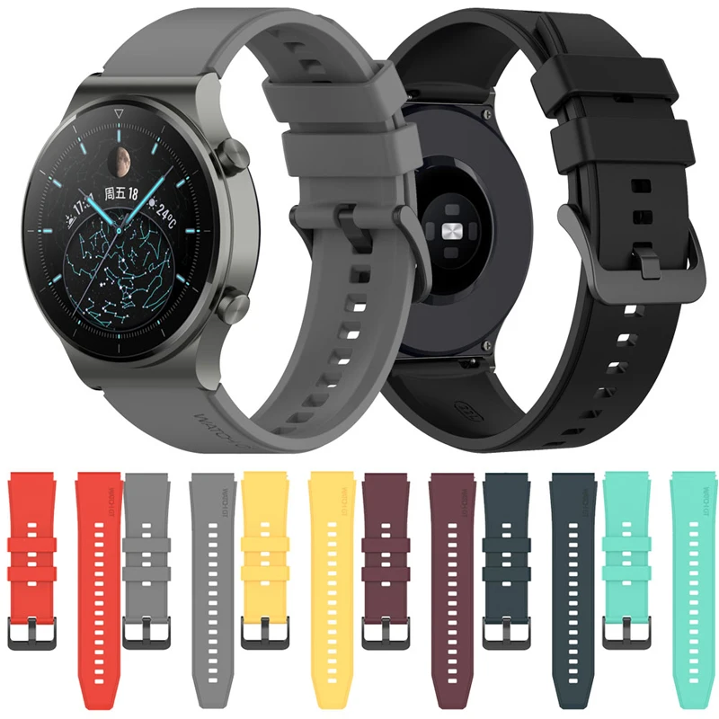 

22mm Silicone Band Suitable For Huawei Watch Gt 2 Pro Sport Original Watchband For Huawei Gt2 Pro Wristband Replace Bracelet