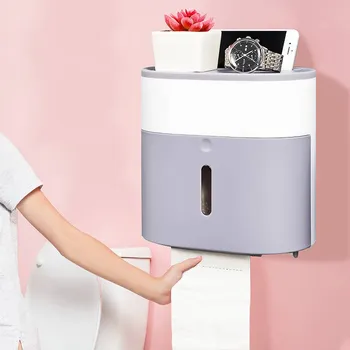 

Toilet tissue box free punching toilet shelf new creative drawer paper towel storage box paper towel holder