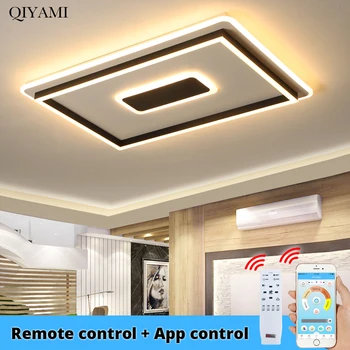 

New Modern LED ceiling Lights For Living Room Bedroom Remote Control Lamparas De Techo indoor home fixture AC85-260V