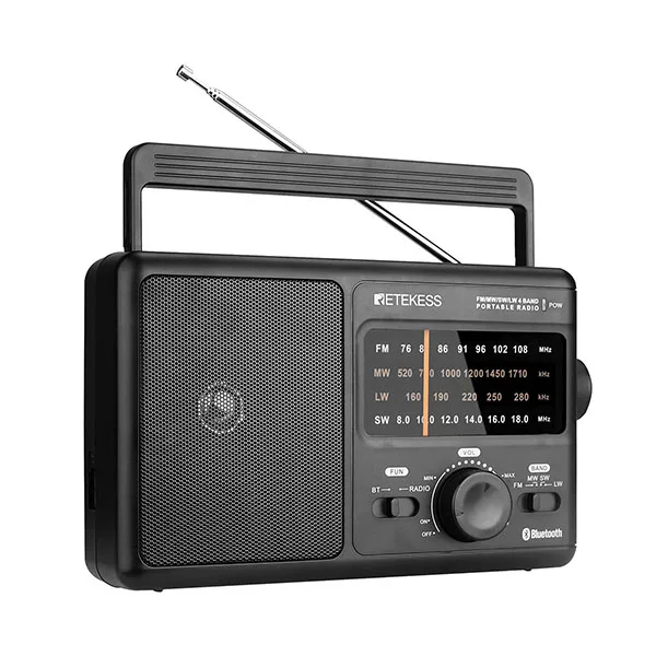 Retekess TR626 AM FM SW LW Tragbare Radio Bluetooth DSP Stecker in Radio Angetrieben Durch AC oder 4xD Batterie Große knopf für Ältere und Home – Detail 24