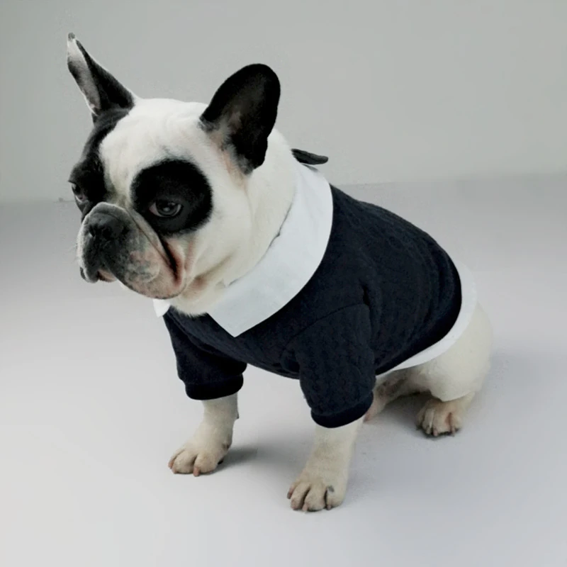 Одежда с Мопсом, французская одежда для бульдога, свитер с капюшоном для собак, осенне-зимнее пальто для домашних животных, рубашка для мальчиков, костюм для собак, костюм вельш корги