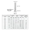 10/50 Uds M2 M2.5 M3 M4 M5 M6 M8 304 hexagonal de acero inoxidable tornillo de cabeza hexagonal Tornillos de cabeza redonda tornillo separador ISO7380 ► Foto 2/6