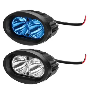 

IP67 Waterproof Oval Motorcycle LED Headlight Aluminum Alloy Oval Work Light Electric Forklift Universals Lighting SafetyProtect