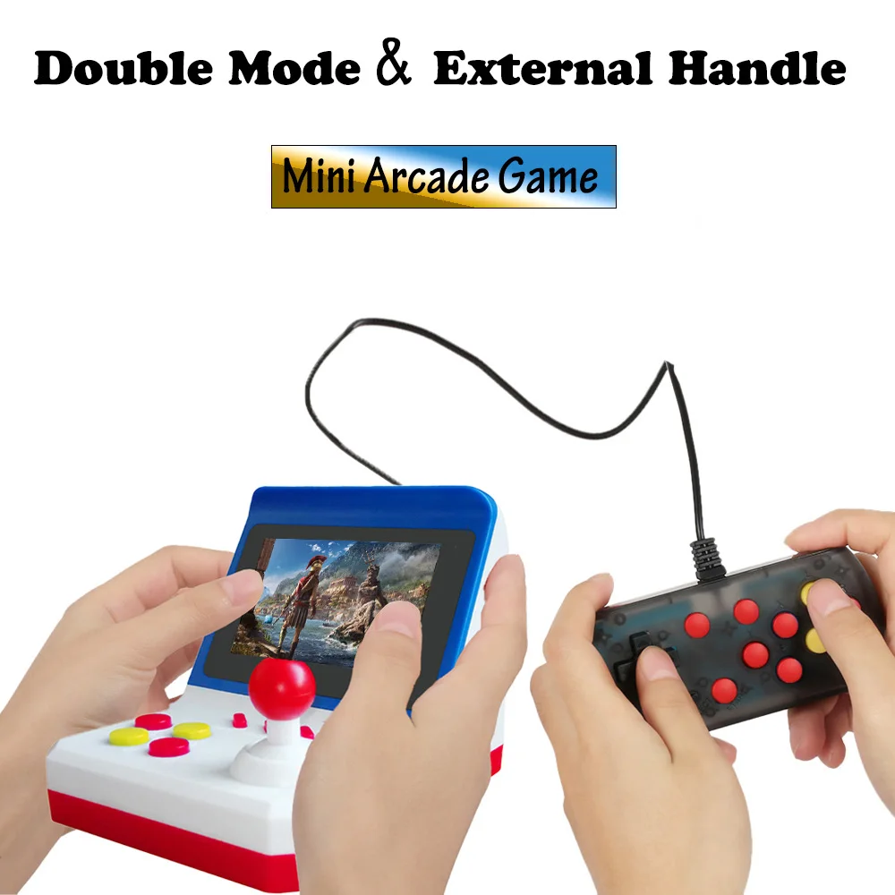 Mini Arcade Game Retro Machines for Kids with 600 Classic Video Games Console Home Travel Portable