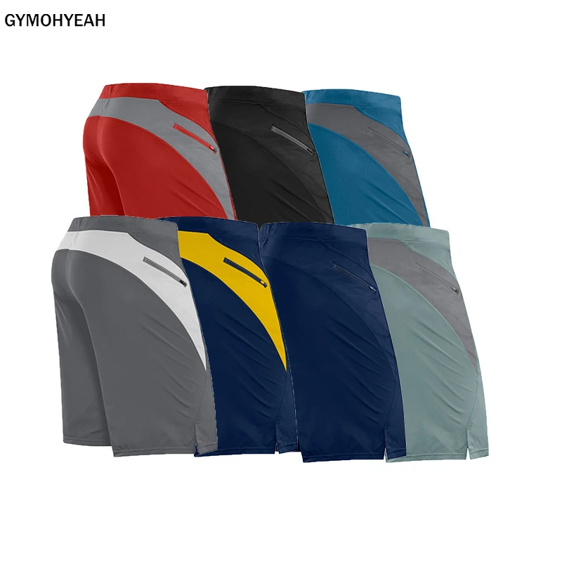 GYMOHYEAH 2020 Summer New Casual Quick-drying Shorts Men Solid Tight male Shorts gyms Fitness Jogger men Shorts clothing mens casual shorts