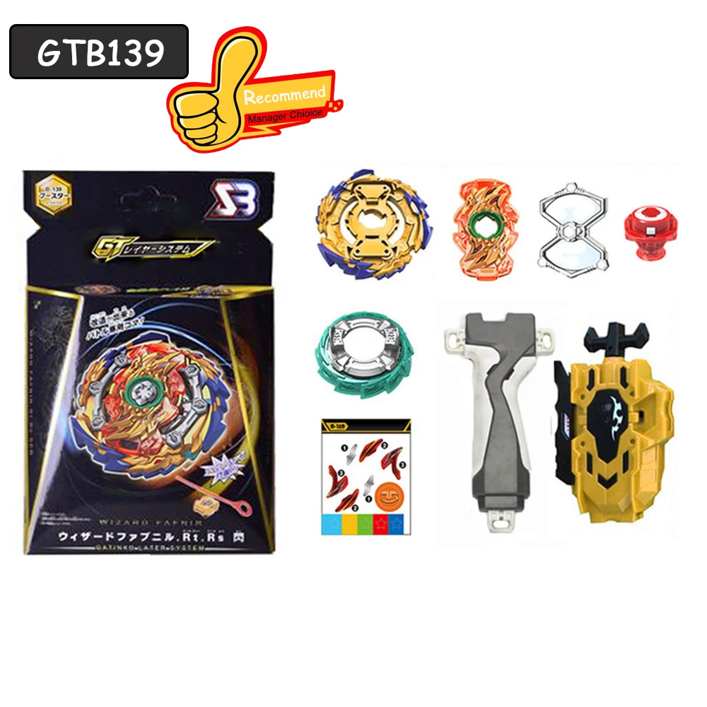 SB Metal Fusion Beybleyd Burst Balblade B139 с пусковым устройством сборный гироскоп из сплава