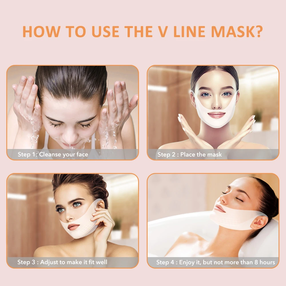 V-образные маски для лифтинга лица с нашивками для глаз, средство для удаления морщин и подтяжки лица, бандаж для коррекции фигуры, Антивозрастная корейская косметика