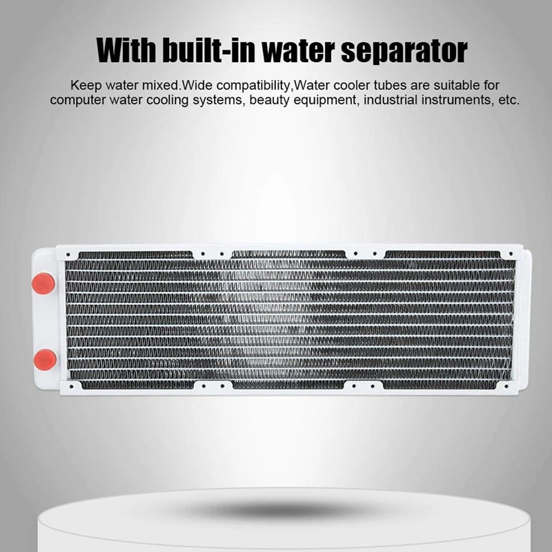 FREEZEMOD TSRP WP360 360 мм компьютерный ПК кулер для воды пианино краска белый медный