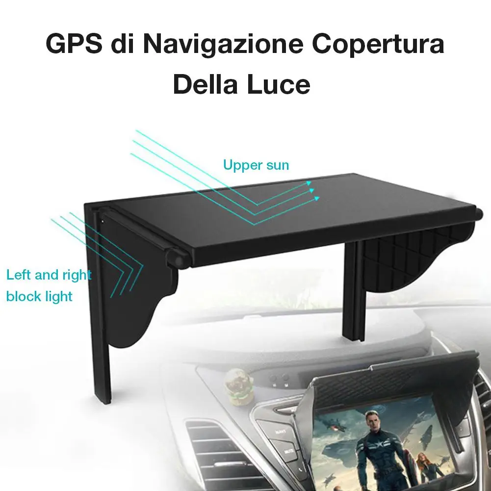Автомобиль Multiuso 5,5-10 Pollici Navigazione gps для авто Universale делла копертура делла лус ди барьера Navigatore gps Parasole P