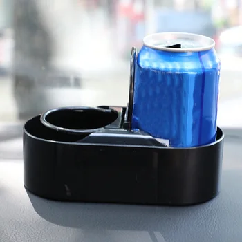 

Water Cup holder Bottle Beverage Multi-Use ABS Black 78*55*157mm 1pcs Car
