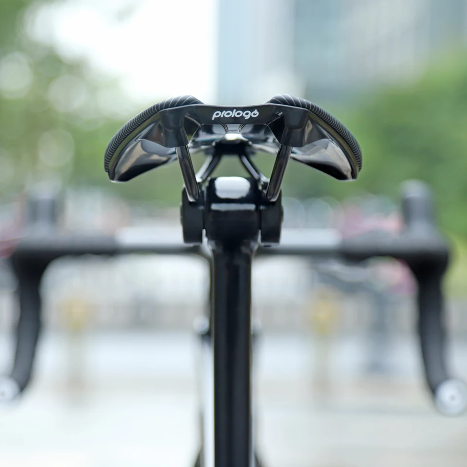 Prologoプロサドル寸法tirox 143自転車のサドルのため男超軽量tiアーチ