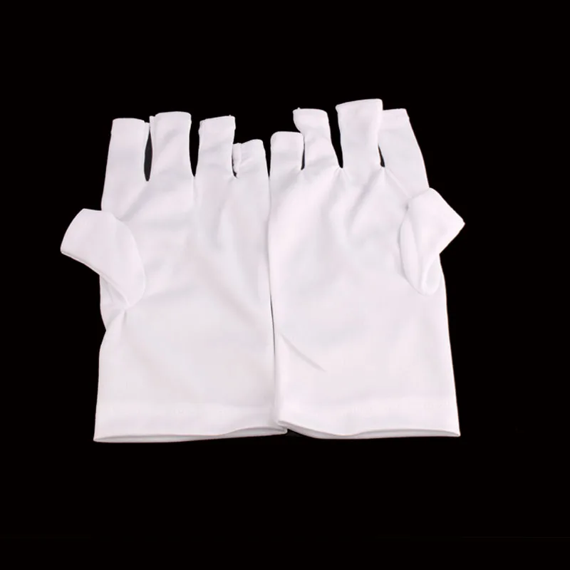 Перчатки для защиты от радиации инструменты для дизайна ногтей анти-УФ защита рук перчатки для УФ-светильник инструменты для маникюра 1 пара - Цвет: As Show
