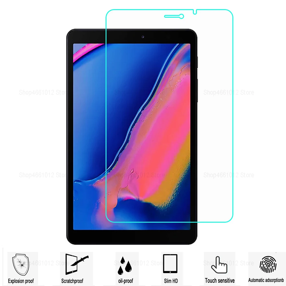 Tempered Glass Screen Protector Film for Samsung Galaxy TAB A 8.0 SM-P200/P205 2019 Tab A with S Pen 8.0'' Tablet Tempered Guard