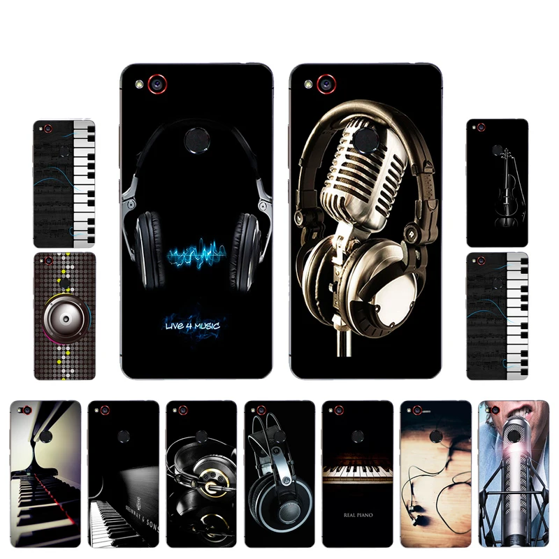 Чехол для телефона ZTE Nubia Z9 MAX Z11 / Mini чехол MiniS мягкий из ТПУ с дизайном музыкальных