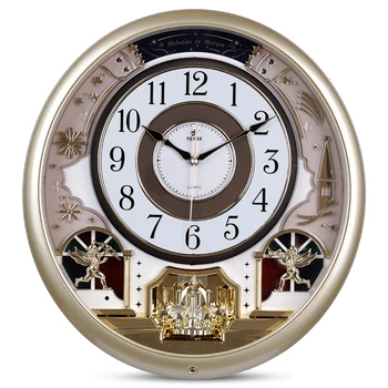 

Silent Modern Design Wall Clock Electronic Music Large Art Wall Clock Unique Luxury Living Room Reloj De Pared Home Decor JJ60WC