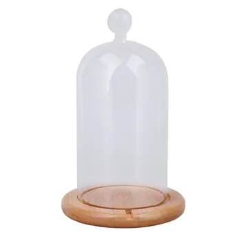 

Preserved Glass Cover Dried Flowers Handmade Diy Scented Candle Dustproof Cover Transparent Glass Cover