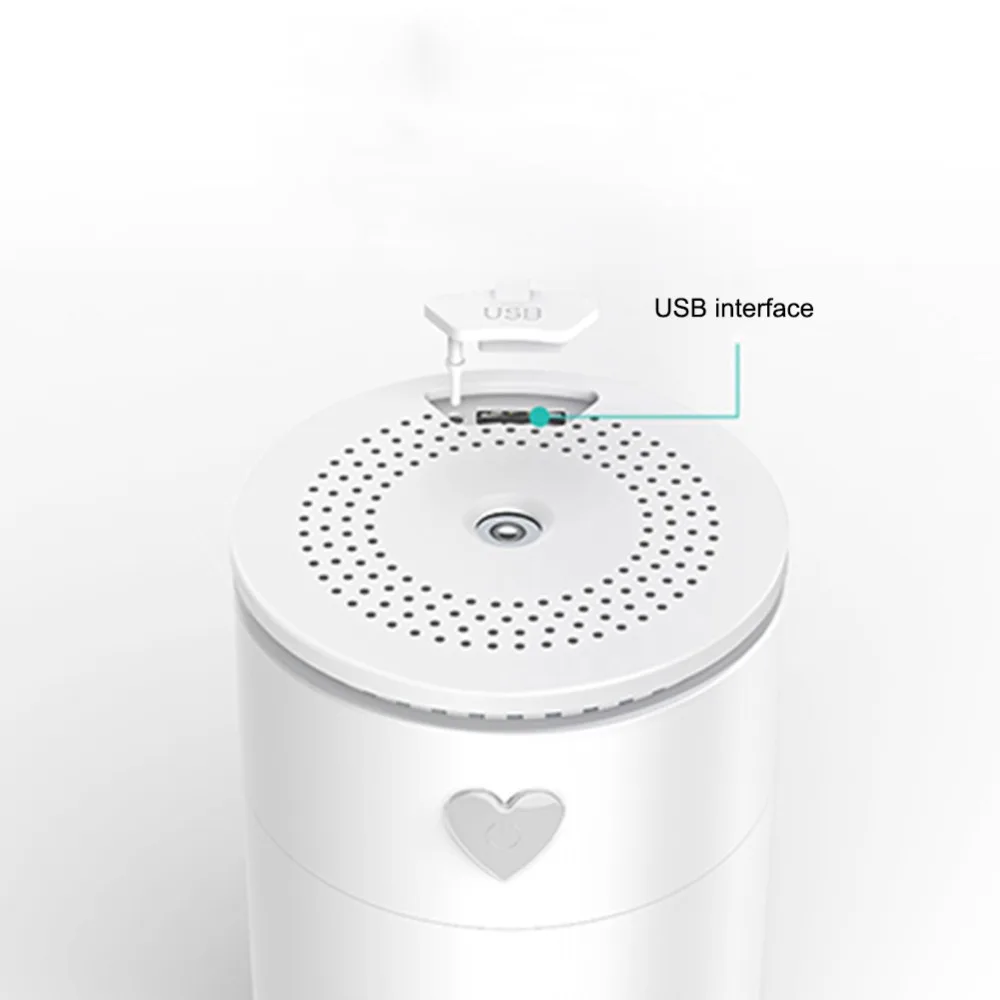 Горячий Автомобильный увлажнитель с USB зарядкой, увлажняющий Распылитель, Очищающий воздух, миниатюрный кислородный бар, домашнее туманное измерительное устройство, увлажнитель