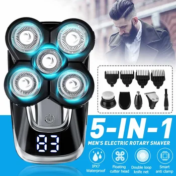 

Electric Shaver 5 in 1 Electric Shaver Floating USB Rechargeable Washable Men's Shaver Personal Care Appliances Electric Shaver