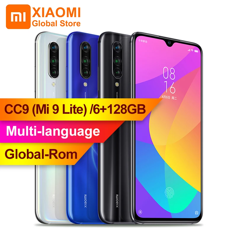 

Global Rom Xiaomi CC9(Mi 9 Lite ) 6GB RAM 128GB ROM 6.39 inch Mobile Phone Snapdragon 710 Octa Core 48MP Cam 4030mAh SmartPhone