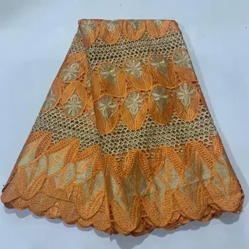 

africa lace 2020 high quality cord lace, nigerian corrugated polyester embroidery guipure lace fabric for Bridal Lace FTF93