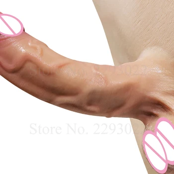 Sexy Shop Silicone Panties For Lesbian Strapon Big Dildo Sex Toys For Gay Woman Masturbation Device Realistic Dildo Penis Pants 6
