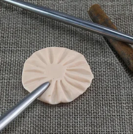 602039 Stainless steel Rod Detail Needles For Pottery Modeling Carving Clay Sculpture Ceramics Tools For Model Cloth Line Texture - Цвет: 602039